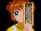 Sakura using the Wood Card