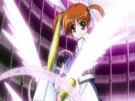 Nanoha using the Divine Buster