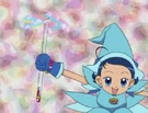Aiko using her spell (3 balls)