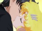 Sailor Moon and Tuxedo Kamen kiss