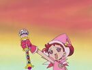 Doremi takes her wand (drooling)