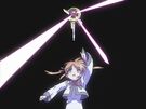 Nanoha desactivating the Raising Heart