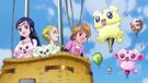 The Max Heart Cures on their way to the carnival by riding on a balloon in the second trailer