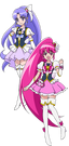 Cure Lovely and Cure Fortune