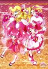 Precure Dream Stars! The Movie Posters with Cure Flora,Cure Miracle,Sakura & Cure Whip