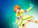 Cure Bright using her Spiral Ring