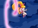 Blossom using her attack