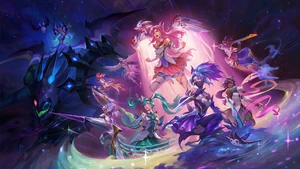 LeagueofLegends StarGuardians2022Group SplashArt Wallpaper