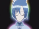 Misao using her magic