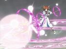 Nanoha using the Divine Buster