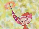 Poppu using her spell