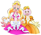 Cure Flora Mode Elegant & Princess Pumpkin