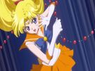 Sailor Venus using the Venus Love Me Chain attack