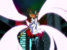 Nanoha using the Divine Shooter