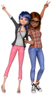 Alya & Marinette Render 4