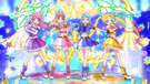 Pure Pallete and Honey Cat Transformations form "Pink Link Coord,Blue Link Coord,Purple Link Coord and Yellow Link Coord" ver Merry Christmas Pose