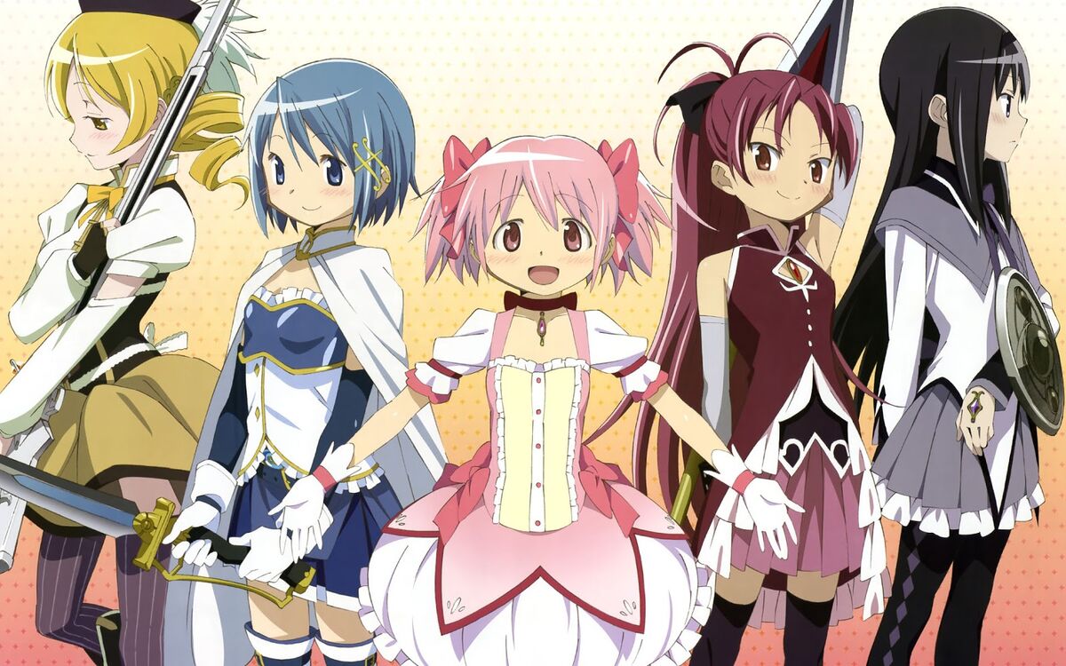 akemi homura, kaname madoka, and ultimate madoka (mahou shoujo madoka magica  and 1 more) drawn by riko-m