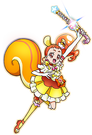 Cure Custard with her Candy Rod