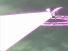 Nanoha using the Divine Buster