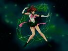 Sailor Moon SuperS Jupiter Crystal Power transformation pose