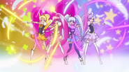 The four Cures in the opening theme.