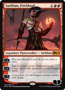 154/280 Sarkhan, Fireblood