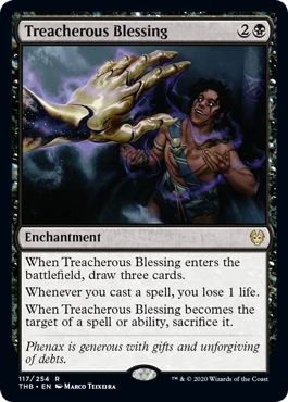 Treacherous Blessing | MagicArena Wiki | Fandom Treacherous Blessing | MagicArena Wiki | Fandom