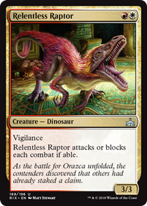 169/205 Relentless Raptor