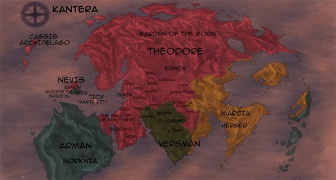 A complete map of Cantera