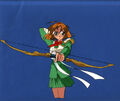 Fuu with bow and arrow