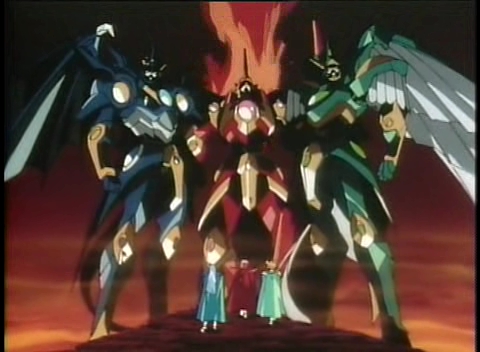 How are the Mashins/Rune Gods from Magic Knight Rayearth ( CLAMP's