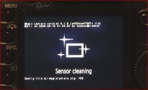 Firmwaresensorcleaningscreen