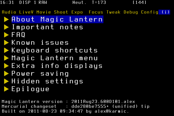 magic lantern canon 1100d download