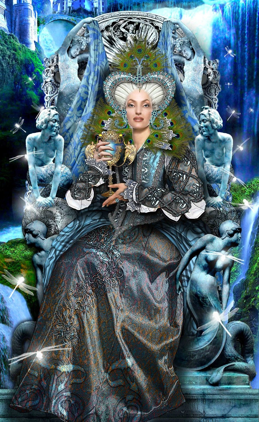 карты таро королева чаш. таро колода прерафаэлиты. королева кубков таро арканум. королева кубков райдер уэйт. таро чародеев барбара мур галерея.