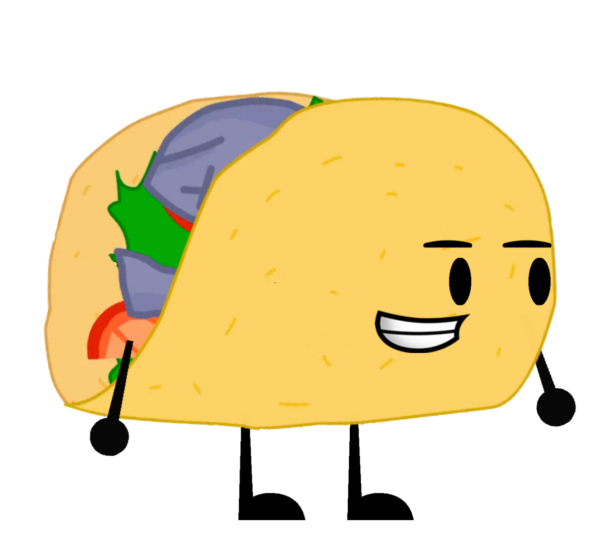 How to Recreate a BFDI Taco Asset/Pose on Sketch by