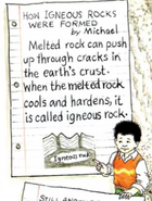 Michael doing a report.