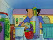 Inside the fridge