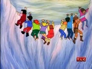 The Class hiding under an abandon trapdoor spider lair.