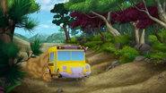 The Bus crashlanding.