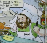 Bruce Degen as a Cook in The Magic School Bus and the Electric Field Trip