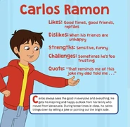 Carlos’ bio (with the missing acute accent typo in Ramón)
