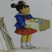 Molly helping out with a Solar system Diagram