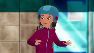 Annie with the shrunken class.
