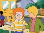 Arnold holding Tiffany's hand.