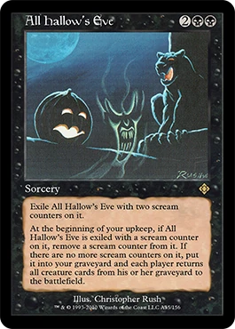MTG All Hallow's Eve ハロウィン Vigilia di Halloween (All Hallow's Eve) | Magic: the Gathering