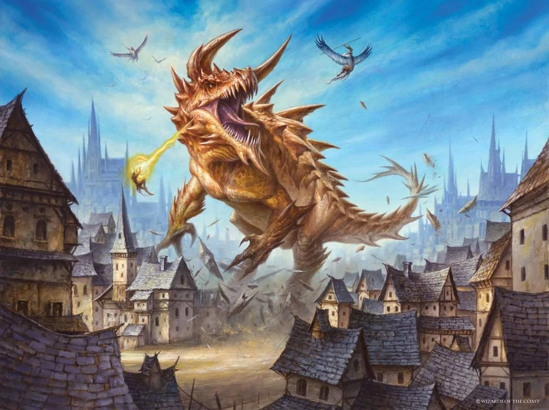 Tarrasque Magic the Gathering Wiki Fandom