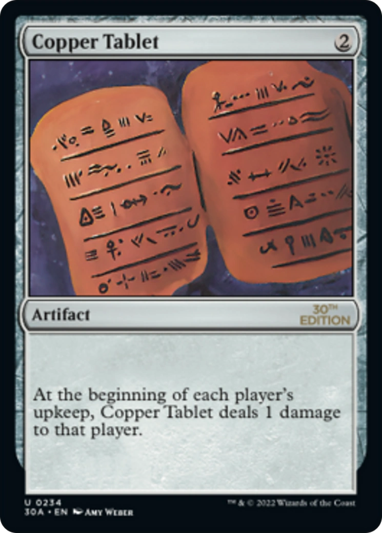 Copper Tablet | Magic: the Gathering Wiki | Fandom