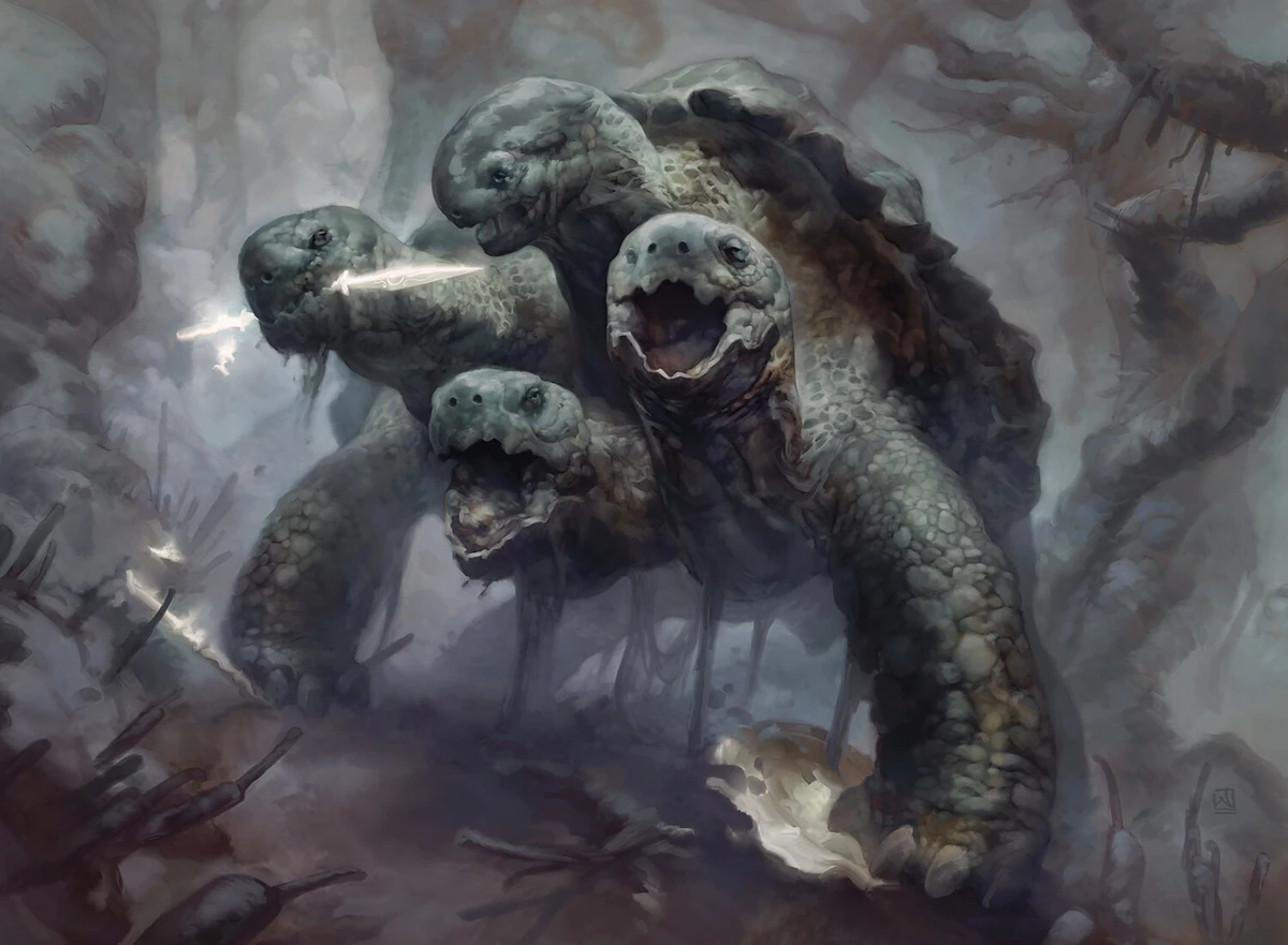 Magic The Gathering – Savageborn Hydra (Idra Ferina) – Carta Mythic Rare, Set Dragon's Maze (DGM)