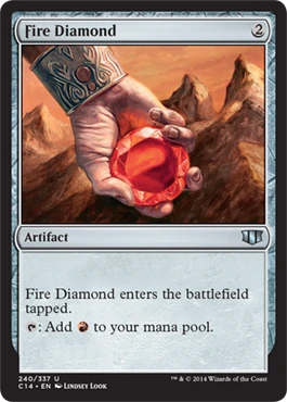 Magic: The Gathering – Carta Diamante Del Fuoco (Fire Diamond) – Set Mirage (MIR), Rarità Non Comune