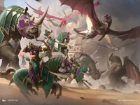 Elspeth al fianco degli Abzan.